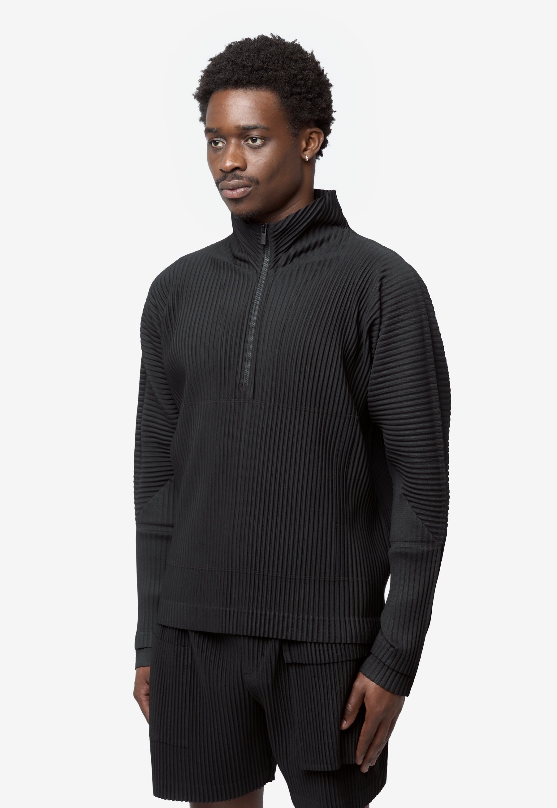 Men's Monthly Colour March Zip Sweater Black HP66-JK032-15 – NOMAD