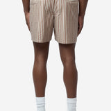 Men's Stripe Jersey Shorts Brown HP66-JF317-44