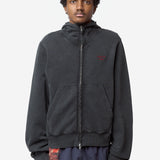 Unisex Hooded Zip Crew Black 682JS02002