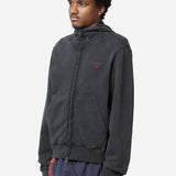 Unisex Hooded Zip Crew Black 682JS02002