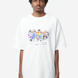 Unisex Oversized Short Sleeve T-Shirt White 621JE060000
