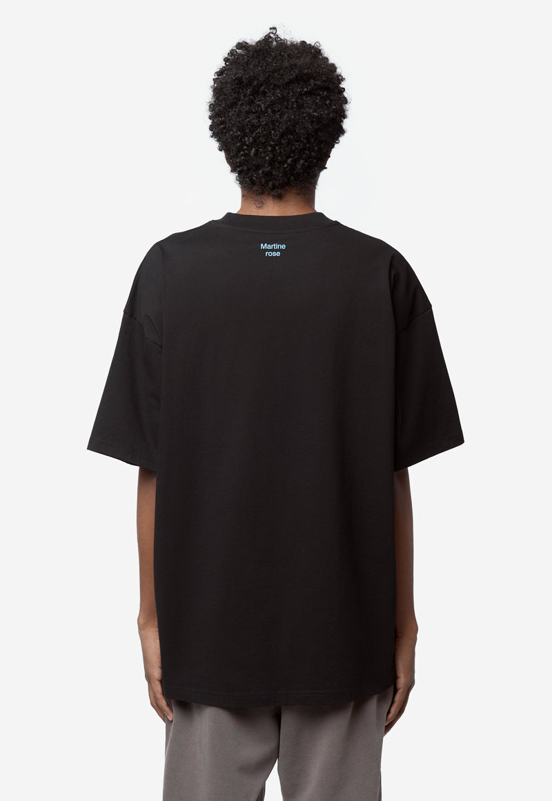 Unisex Oversized Short Sleeve T-Shirt Black 621JE06001E