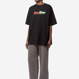 Unisex Oversized Short Sleeve T-Shirt Black 621JE06001E