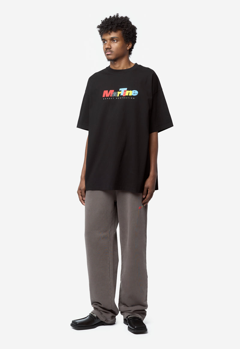 Unisex Straight Leg Sweatpant Brown Washed 687JS02700