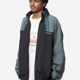 Unisex T-Lining Track Jacket Black Teal 127WP01060