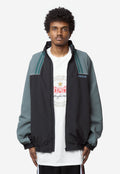 Unisex T-Lining Track Jacket Black Teal 127WP01060