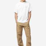 Men's Kragg Cotton Short Sleeve Bird Wood Tee White Light/Black X000009535