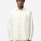 Above Shirt Faded Bone Windstripe Lyocell M2262AFB