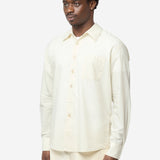 Above Shirt Faded Bone Windstripe Lyocell M2262AFB
