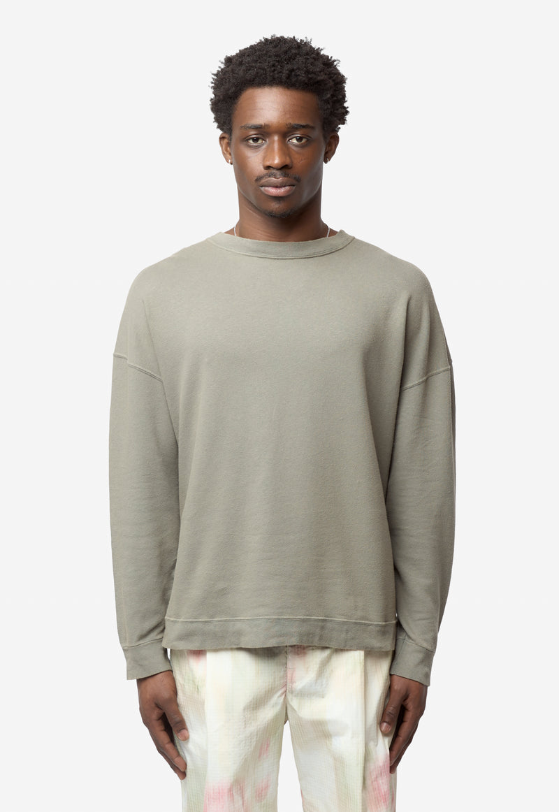 Slack Sweatshirt Worn Olive Rogue Loopback M2266SWO