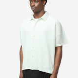 Men's Monthly Colour May Pleated Shirt Duomo Green HP66-JJ051-60