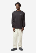 Men's Kragg Cotton Long Sleeve Tee Black X000009536