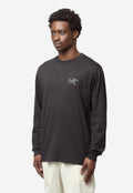 Men's Kragg Cotton Long Sleeve Tee Black X000009536