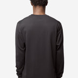 Men's Kragg Cotton Long Sleeve Tee Black X000009536
