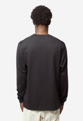Men's Kragg Cotton Long Sleeve Tee Black X000009536