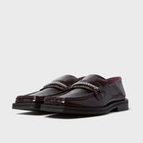 Men's Fold Back Square Toe Loafer Red Oxblood 1084LP34113