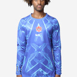 Men's Nike x Nocta Long Sleeve Soccer Jersey Blue/Blue Glow IV5873-438