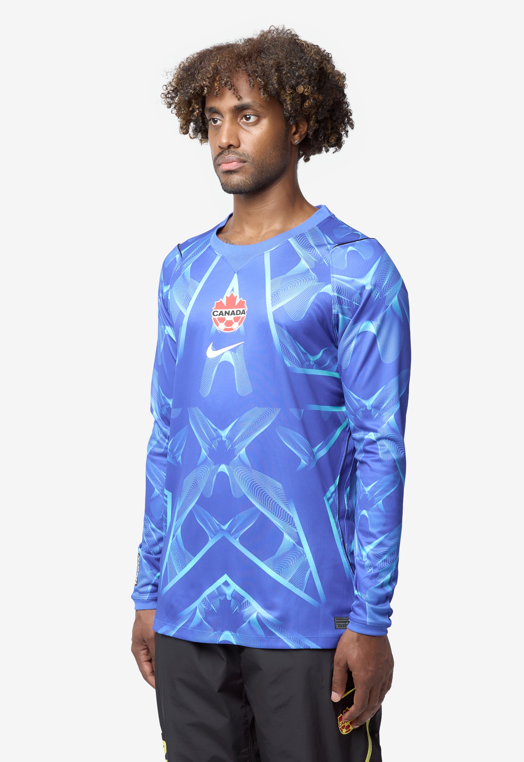 Men's Nike x Nocta Long Sleeve Soccer Jersey Blue/Blue Glow IV5873