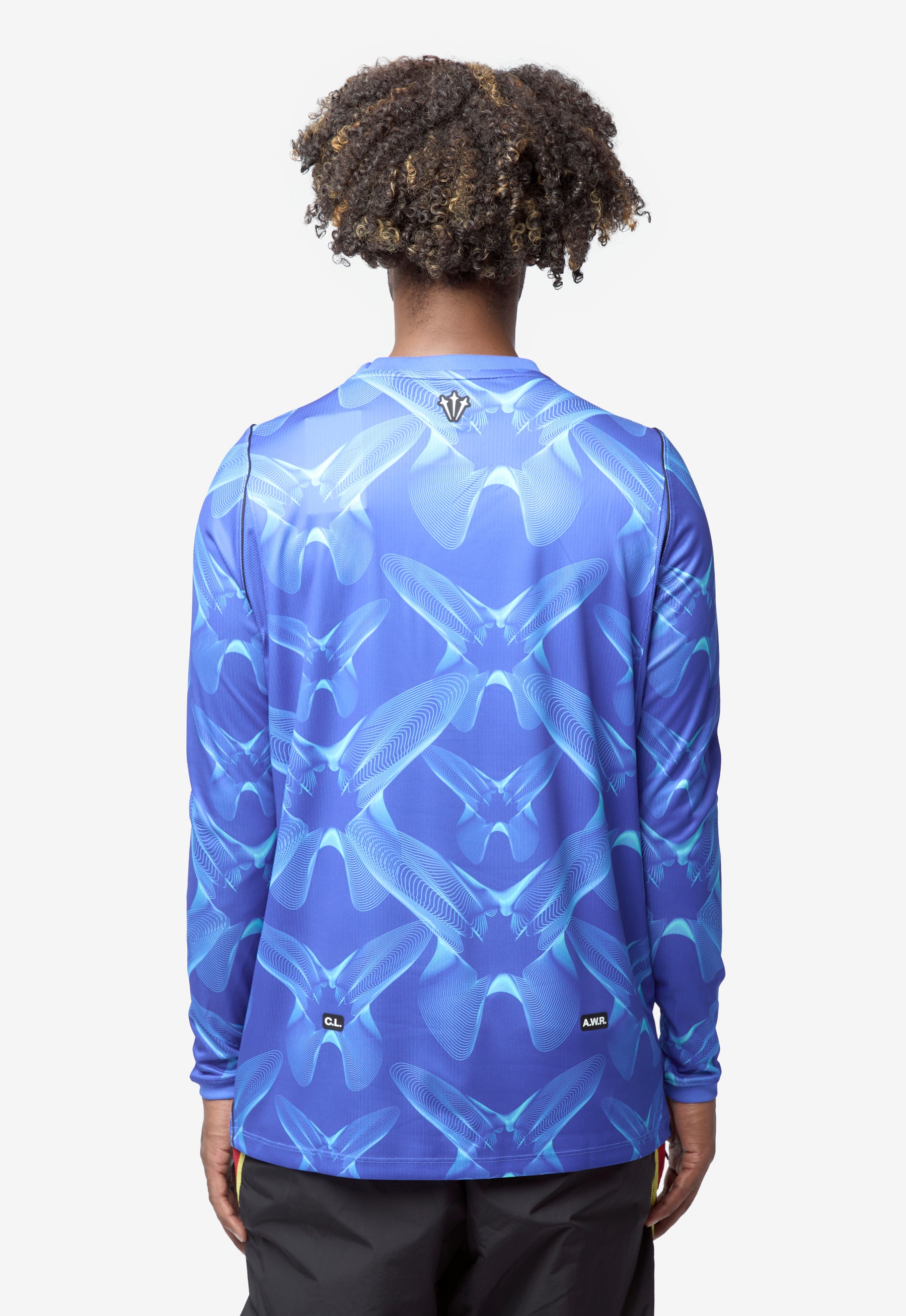 Men's Nike x Nocta Long Sleeve Soccer Jersey Blue/Blue Glow IV5873