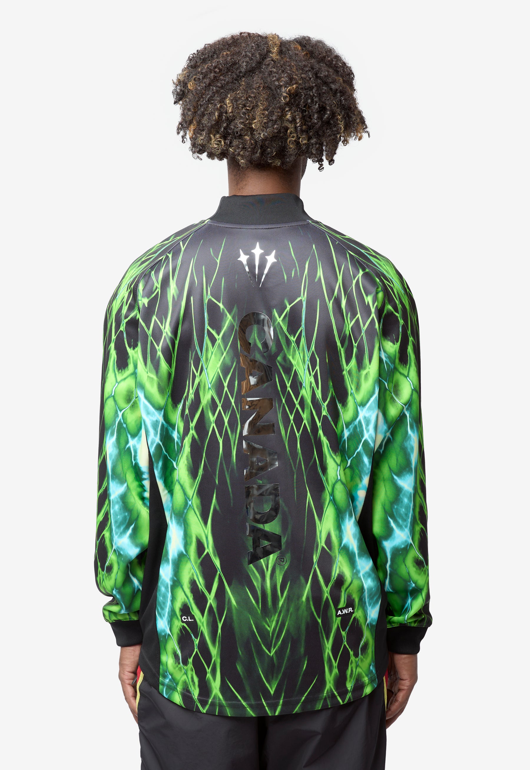 Men's Nike x Nocta Goalkeeper Soccer Jersey Black/Neon Green