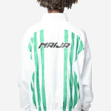 Men's Nike x Slawn Track Jacket White/Green/Black IU7644-100