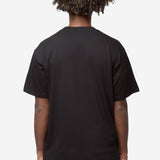 Men's Short Sleeve Road Side Snack Organic Cotton T-Shirt Black I036880