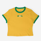 Jordan Women's Retro Girlfriend Crew P6 Varsity Maize/Lucky Green IF3926-741