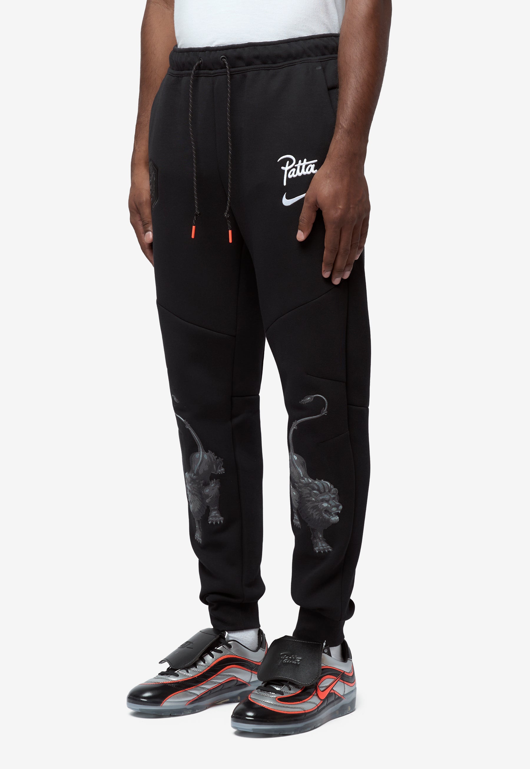 Men's Nike x Patta Track Sweatpant Black/White IM3213-010 – NOMAD