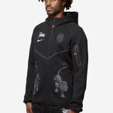 Men's Nike x Patta Hooded Zip Jacket Black/White IM3206-010
