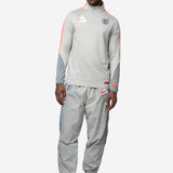 Men's Nike x Palace Quater-Zip Long Sleeve Jersey Grey/Neon Orange IM3229-052