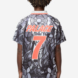 Men's Nike x Palace Short Sleeve Soccer Jersey Grey/Neon Orange/White IM3198-052
