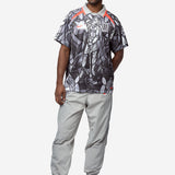 Men's Nike x Palace Short Sleeve Soccer Jersey Grey/Neon Orange/White IM3198-052