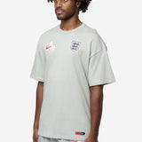 Men's Nike x Palace Short Sleeve Soccer Tee Grey/White/Neon Orange IM6598-052