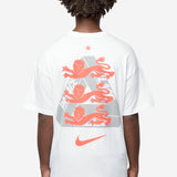 Men's Nike x Palace Short Sleeve Soccer Tee White/Grey/Neon Orange IM6598-100