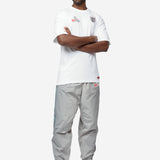 Men's Nike x Palace Short Sleeve Soccer Tee White/Grey/Neon Orange IM6598-100