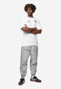 Men's Nike x Palace Short Sleeve Soccer Tee White/Grey/Neon Orange IM6598-100