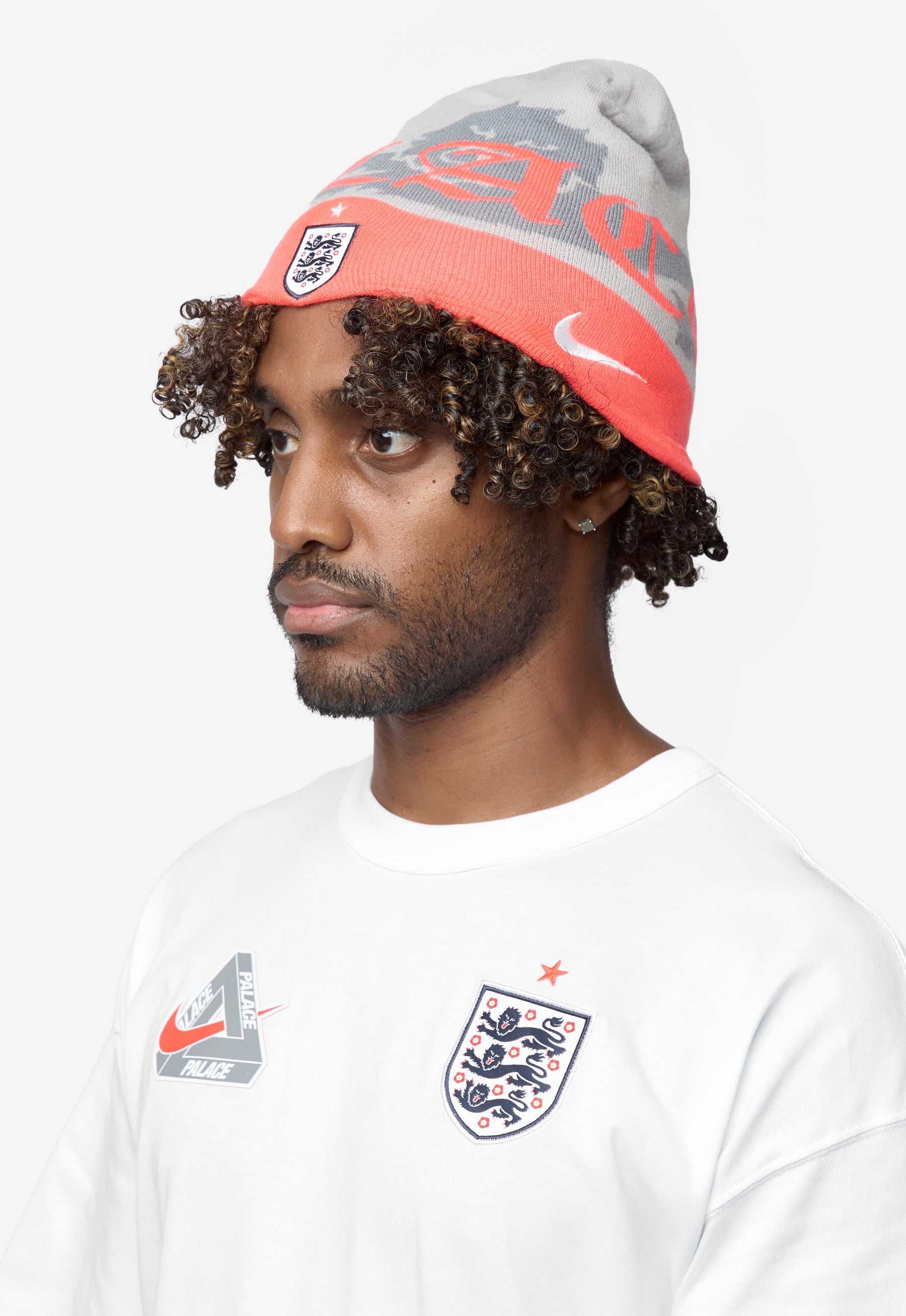 Men's Nike x Palace Beanie Grey/Neon Orange/White IO9485-052 – NOMAD