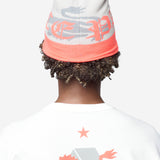 Men's Nike x Palace Beanie Grey/Neon Orange/White IO9485-052