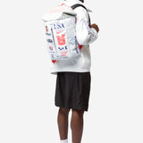 Men's Nike x Virgil Abloh Archive Backpack White/Red/Navy IO9457-100