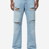 Men's Distressed Jeans 1996M Light Blue B00511