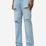 Men's Distressed Jeans 1996M Light Blue B00511