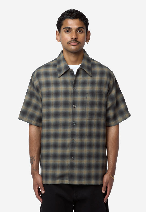 Men's Every Shirt Shortsleeve Yukon Check Woolton M4262EYC