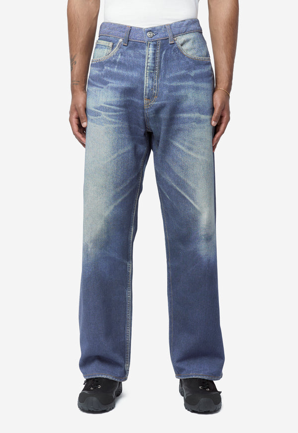 Men's Third Cut Azure Print M4265TAZ
