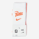Nike x Patta Everyday Essential Crew Socks White/Orange IO9462-900