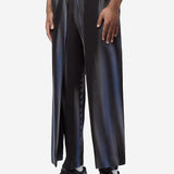 Men's Blend of Lights Pleated Pants Blue HP68-JF248-72