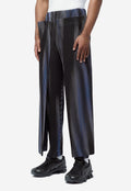 Men's Blend of Lights Pleated Pants Blue HP68-JF248-72