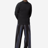 Men's Blend of Lights Pleated Pants Blue HP68-JF248-72