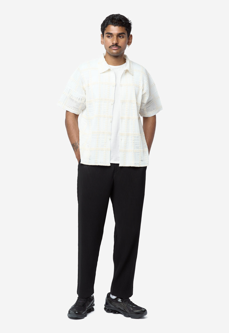 Men's Basic Pleated Pants Black HP68-JF550-15