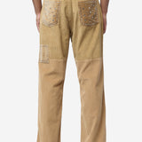 Men's Sisso Studded Trouser Camel/Silver MA26DE01-C004-811