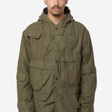 Men's Junya Watanabe x Needles Military Coat Khaki WR-C901-100